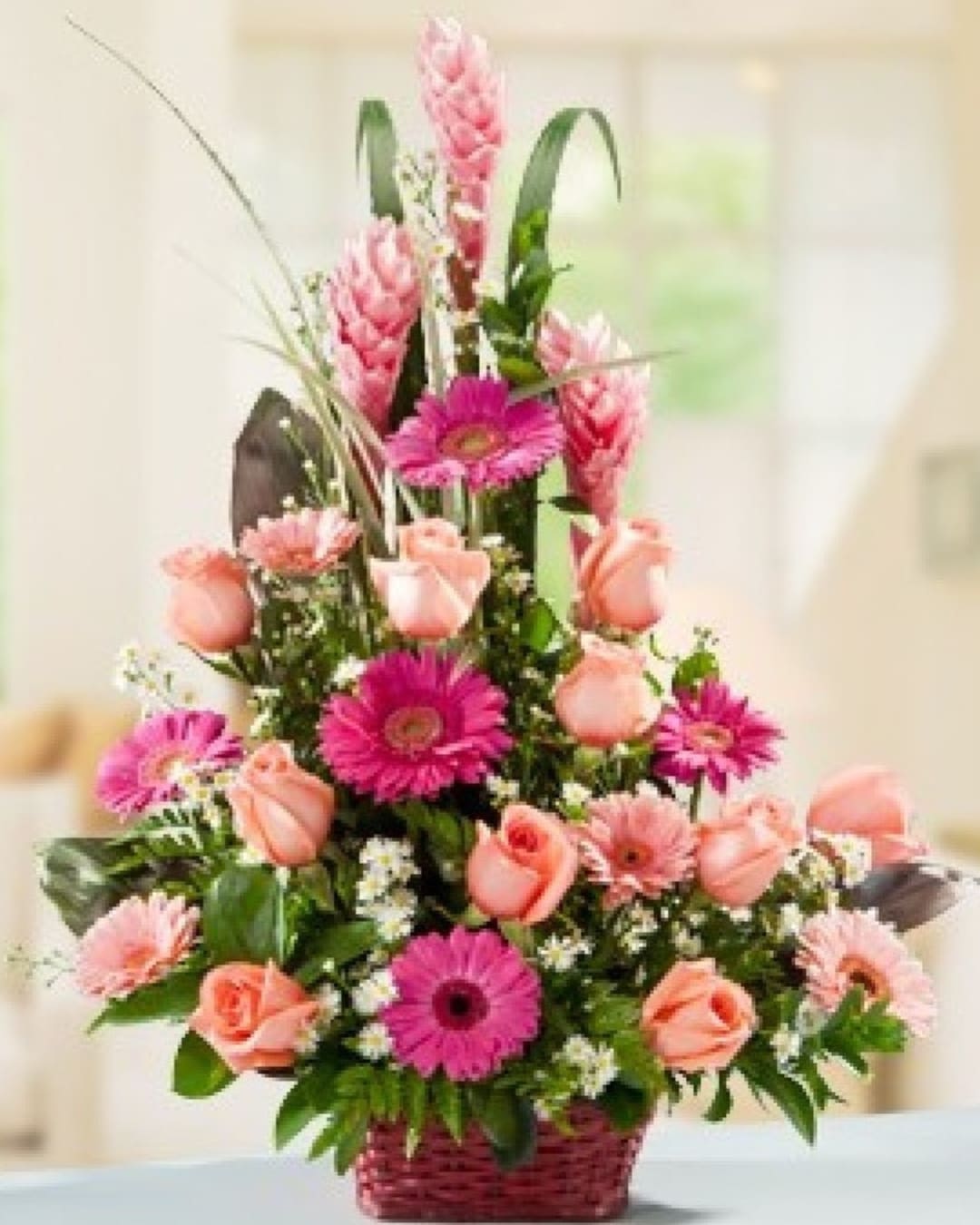 Centro Floral Romántico