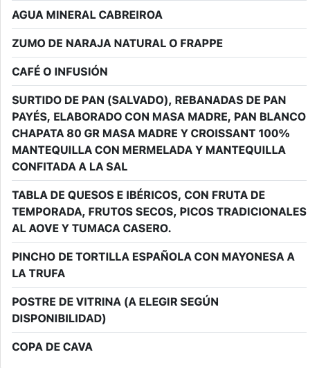 FLORES Y BRUNCH EN CASTILLO DE LA LAGUNA